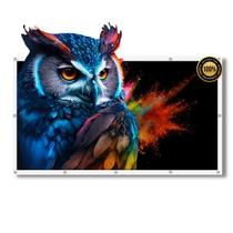 Tela De Projeção Com Ilhós 150 Polegadas