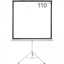 Tela de Projeção Com Tripé Sumay TTQS110 2,00x2,00m F002 Tela de Projeção Com Tripé Sumay TTQS110 2,00x2,00m F002