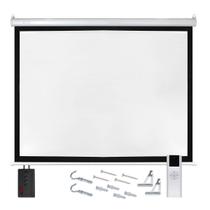 Tela De Projeção Elétrica C/ Controle 120 Polegadas Csr 220v