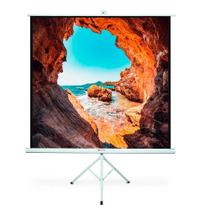 Tela de Projeção Goldentec, com Tripé, 71", 180x180cm - 50996 Tela de Projeção Goldentec, com Tripé, 71", 180x180cm - 50996