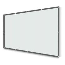 Tela de Projeção Grande para Projetor com Material Premium Dobrável Fácil Transporte Ilhos 150 Polegadas Matte White Cinema Telão