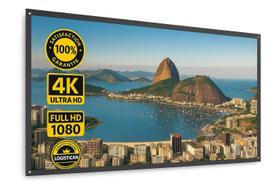 Tela De Projeção Para Projetor E Datashow 180 Polegadas