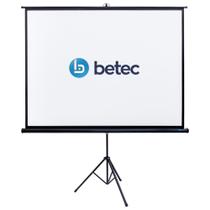 Tela de Projeção Retrátil com Tripé - 100 Polegadas - (2.03x1.52m) - Betec BT4560 - BETEC BRASIL