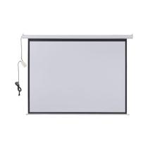 Tela de Projeção Retrátil Elétrica 100 - 203x152cm - 220v - Com Controle Remoto - Multilaser AC355