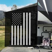 Tela de proteção lateral de toldo Tentproinc RV 2,7 m x 2,1 m com bandeira