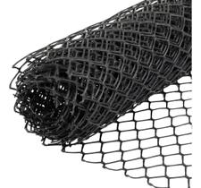 Tela De Protecao Multiuso Malha 25 Mm Preta 1X5 M