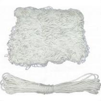 Tela De Protecao Victoria Regia Kit Com Corda 3,50M X 5M Branca Tela De Protecao Victoria Regia Kit Com Corda 3,50M X 5M Branca