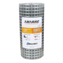 Tela de reforço para alvenaria 0,5 m x 25 m - Ancora - Ancora