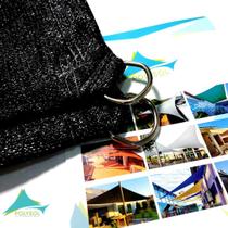 Tela de sombreamento Preta 4x2 +Kit de instalação