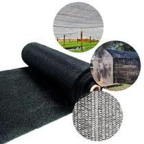 Tela De Sombreamento Preto 50% Cobertura Com Uv 2x3mt