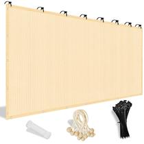 Tela de sombreamento Shade&Beyond 90% proteção UV 366 x 610 cm cor trigo