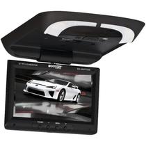 Tela De Teto Automotiva Booster 8 Pol Giratória USB SD Card Com Controle Remoto Cinza