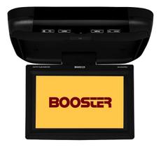Tela De Teto Automotivo Booster 10.5 Usb/sd Giratorio Preto cor:preto