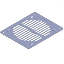 Tela De Ventilação Vazada Para Cases TV Zincada Metal Fecho