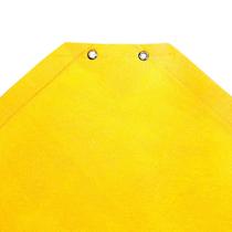 Tela decorativa amarela 5x1,5 + kit