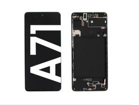 Tela Display A71 ORIG. C/ ARO - SAMSUNG