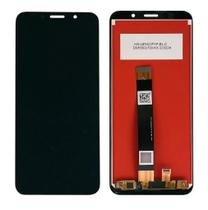 Tela display frontal lcd moto e6 play - preto