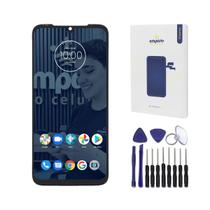 Tela Display Frontal Para Moto G8 Plus XT2019 XT2019-2 Preto - Empório do Celular