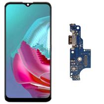 Tela Display Lcd Touch Para Moto G30 Preto Placa De Carga