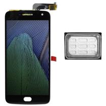 Tela Display Lcd Touch Para Moto G5 Plus + Alto Falante Auricular