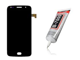 Tela Display Lcd Touch Para Moto G5s Preto + Cola 100ml