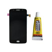 Tela Display Lcd Touch Para Moto G5s Preto + Cola 3Ml