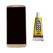 Tela Display Lcd Touch Para Moto G6 Play E5 D + Cola 3Ml
