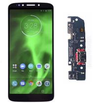 Tela Display Lcd Touch Para Moto G6 Play + Placa De Carga
