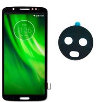 Tela Display Lcd Touch Para Moto G6 Plus + Lente Camera