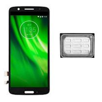 Tela Display Lcd Touch Para Moto G6 Preto + Alto Falante Tela Display Lcd Touch Para Moto G6 Preto + Alto Falante
