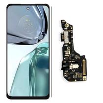 Tela Display Lcd Touch Para Moto G62 + Placa De Carga