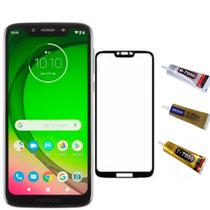 Tela Display Lcd Touch Para Moto G7 Play + Pelicula 3d + Cola