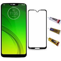 Tela Display Lcd Touch Para Moto G7 Power + Película 3D + Cola 110ml