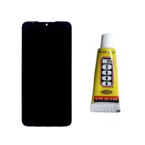 Tela Display Lcd Touch Para Moto G8 Play Preto + Cola 3 Ml