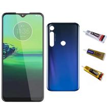 Tela Display Lcd Touch Para Moto G8 Plus + Tampa +Cola 110ml