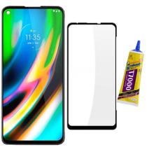 Tela Display Lcd Touch Para Moto G9 Plus + Película 9D + Cola