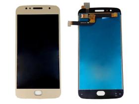 Tela Display Lcd Touch Sem Aro Para Moto G5s Dourado