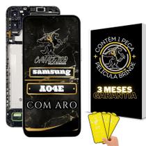 Tela Display Samsung A04e A042 Com Aro + Película De Brinde