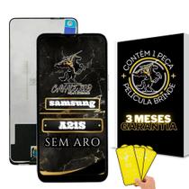 Tela Display Samsung A21s Sem Aro + Película De Brinde