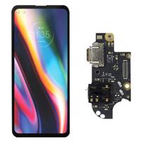 Tela Display Touch Para Moto G 5g Placa De Carga