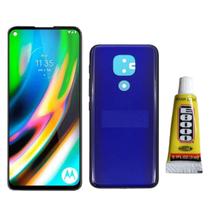 Tela Display Touch Para Moto G9 Play Tampa Cola 3Ml