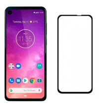 Tela Display Touch Para Moto One Vision One Action Preto + Pelicula 3d