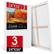Tela ESRICH 3 Unidades 61 x 91 cm de Algodão Preparada para Pintura Tela ESRICH 3 Unidades 61 x 91 cm de Algodão Preparada para Pintura