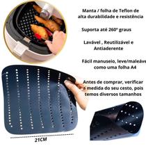 Tela Folha De Teflon Air Fryer Mondial Special Line Afn-51