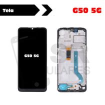 Tela frontal com aro VIVID celular MOTOROLA modelo G50 5G