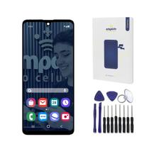 Tela Frontal Compatível A51 A515 Com Aro Standard Preto