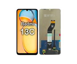 Tela Frontal Compatível Para Xiaomi Redmi 13C Sem Aro 1Linha - Genérica