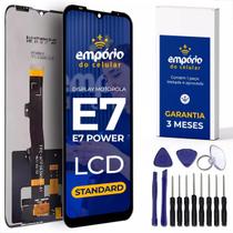 Tela Frontal Display Compatível Moto E7 Power Preto Empório Tela Frontal Display Compatível Moto E7 Power Preto Empório