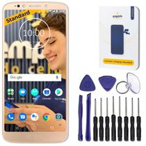 Tela Frontal Display Compatível Moto G6 Play Dourado Empório