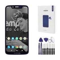 Tela Frontal Display Compatível Moto G7 Play Preto Empório